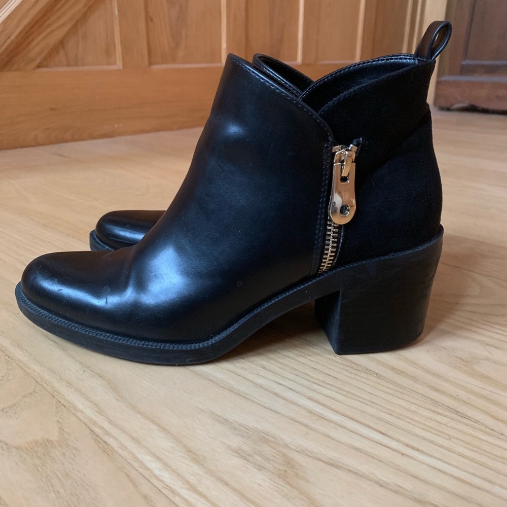 Zara Black Booties